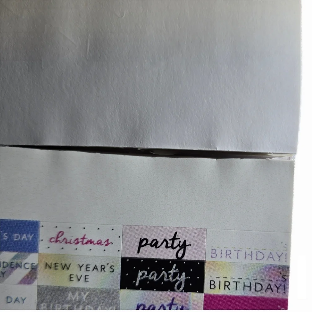 Monthly Multicolor Paper Sticker Book - Over 500 Planner Stickers